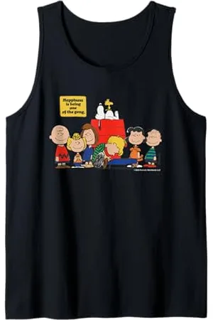 Peanuts Snoopy Woodstock Happy Gang Friends Friendship BFF Vintage Débardeur