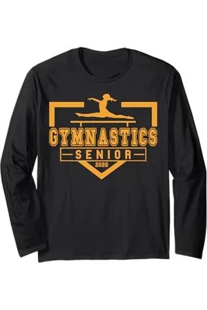 Class of 2026 Graduation Shirts Gymnastique Senior Nuit Gymnastique Senior 2026 Graduation 14 Manche Longue