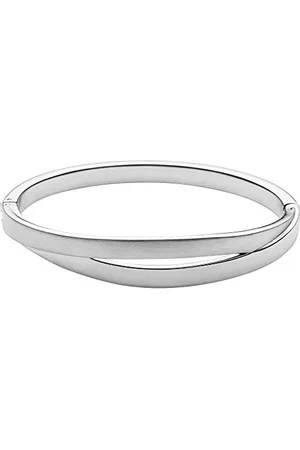 Skagen Bracelet Pour Femmes Kariana, 67 mm X 62 mm ; 49,5 mm X 61 mm Longueur Intérieure Bracelet En Acier Inoxydable Argenté, SKJ0714040
