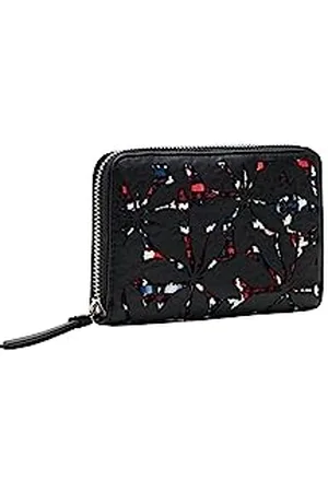 Desigual Mone_Onyx Marisa, Portefeuille à Deux Volets aux Femmes, , 1