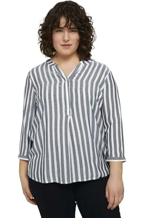 TOM TAILOR 1024917 Blouse Rayée Femme , ,44 Grande taille