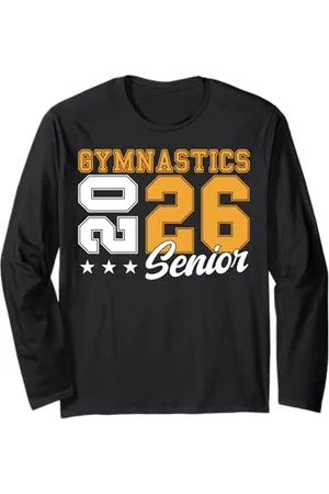 Class of 2026 Graduation Shirts Gymnastique Senior Nuit Gymnastique Senior 2026 Graduation 17 Manche Longue