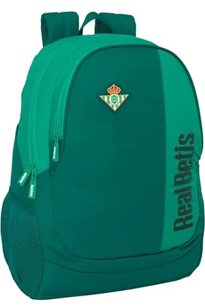 Safta REAL BETIS BALOMPIÉ - Sac à dos scolaire pour enfants, idéal pour les enfants de différents âges, confortable et polyvalent, qualité et résistance, 32 x 16 x 44 cm, , M, Décontracté