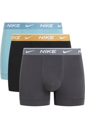 Nike Trunk 3PK sous-vêtements, DM TRQ/Blk-STN Gold WB/an Move WB, S Homme