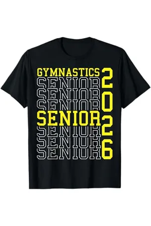 Class of 2026 Graduation Shirts Gymnastique Senior Nuit Gymnastique Senior 2026 Graduation 24 T-Shirt
