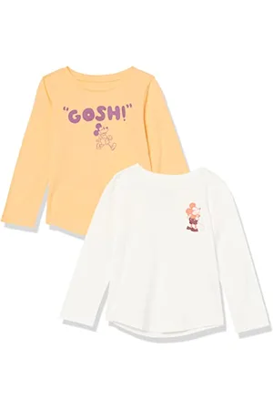 Amazon Disney | Marvel | Star Wars | Frozen | Princess T-Shirts à Manches Longues Fille, Lot de 2, , 5 Ans