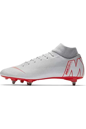 Nike Mixte Superfly 6 Academy SG Sneakers Basses, Multicolore (Wolf Grey/Lt Crimson/Pure Platinum 001), 40 EU