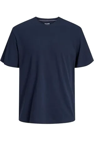 JACK & JONES Jjesummer Linen Tee SS O-Neck Sn Chemise à Manches Courtes, Blazer Bleu Marine, S Homme