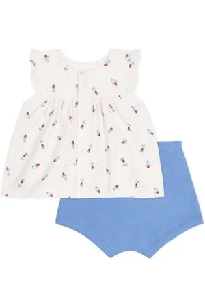 Petit Bateau A0CGS Ensemble 2 Pièces, , 18 Mois Bébé_Fille