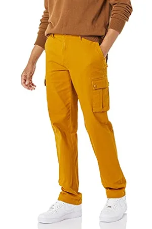 Amazon Pantalon Cargo Stretch, Coupe Droite (Grandes Tailles Disponibles) Homme, , 30W / 28L