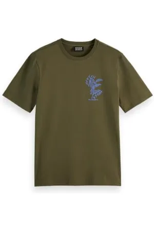 Scotch&Soda Left Chest Artwork t-Shirt, , L Hommes