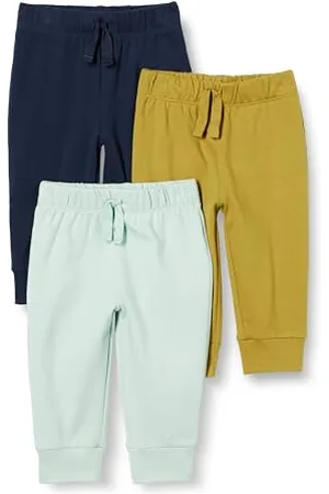 Amazon Pantalon à Enfiler en Coton Mixte Bébé, Lot de 3, , 3-6 mois