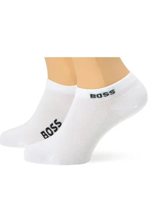 HUGO BOSS 2P AS Logo CC W Chaussette DE Cheville, White, 35-38 Women