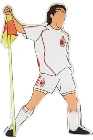 AC Milan Trade Con GmbH AC Milan Aimant Saison 2006/07 Moments emblématiques du Club Produit officiel Blanc Normal Classique, , Normale, Classique