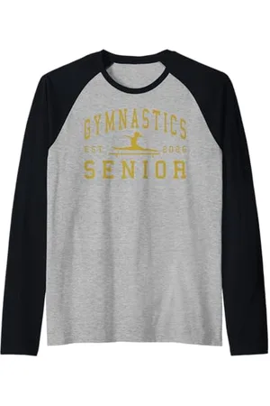 Class of 2026 Graduation Shirts Gymnastique Senior Nuit Gymnastique Senior 2026 Graduation 28 Manche Raglan