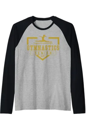 Class of 2026 Graduation Shirts Gymnastique Senior Nuit Gymnastique Senior 2026 Graduation 26 Manche Raglan