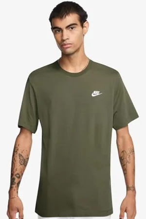 Nike Sportswear Club AR4997-223 T-Shirt pour Homme, Olive Moyen, Taille S