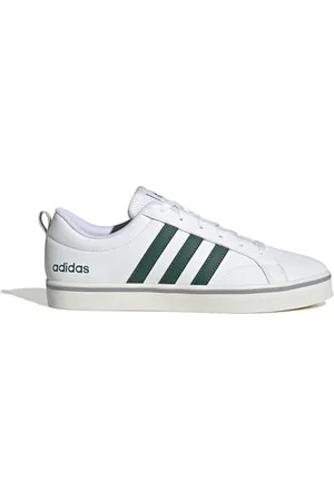 adidas Homme VS Pace 2.0 Shoes Chaussures, FTWR White/Collegiate Green/Glory Grey, 46 2/3 EU