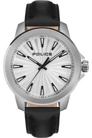 Police Homme Analogique Quartz Montre avec Bracelet en Cuir PEWJA2207801