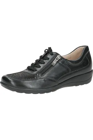 Caprice Baskets Basses pour Femme 9-23766-43, Noir/Comb, 37 EU Large