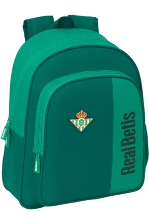 Safta REAL BETIS BALOMPIÉ - Sac à dos pour enfants, idéal pour les enfants de différents âges, confortable et polyvalent, qualité et résistance, 28 x 10 x 34 mm, , M, Décontracté