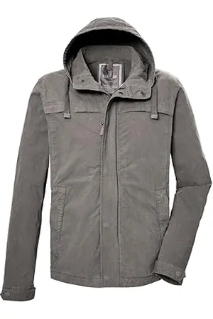 G.I.G.A. DX by killtec Homme Veste/veste de transition avec capuche GS 16 MN JCKT GOTS, dunkelstein, L, 42660-000