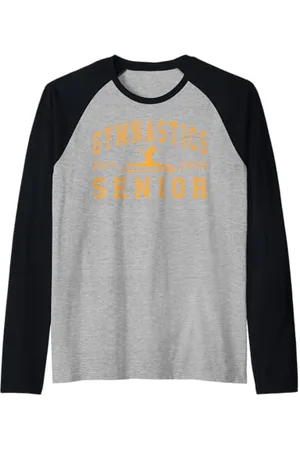 Class of 2026 Graduation Shirts Gymnastique Senior Nuit Gymnastique Senior 2026 Graduation 16 Manche Raglan