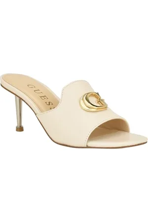 Guess Femme Boutons-Pression Sandale à Talon, , 37.5 EU