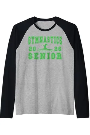 Class of 2026 Graduation Shirts Gymnastique Senior Nuit Gymnastique Senior 2026 Graduation 31 Manche Raglan