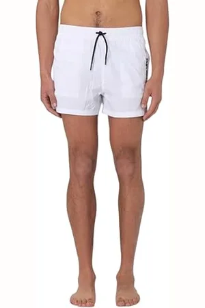Emporio Armani Short Boxer, Maillot de Bain Homme, White