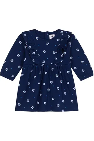 Petit Bateau A0CV0 Robe Manches Longues, , 18 Mois Bébé_Fille