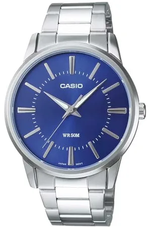 Casio Mixte Analogique-Numérique Quartz Montre avec Bracelet en Acier Inoxydable
