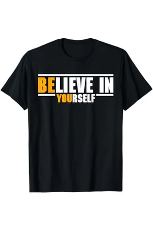 Awesome apparel Citation positive « Believe in Yourself » T-Shirt