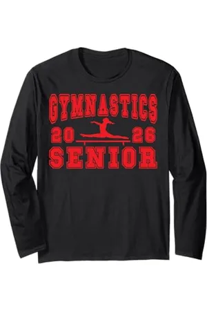 Class of 2026 Graduation Shirts Gymnastique Senior Nuit Gymnastique Senior 2026 Graduation 7 Manche Longue