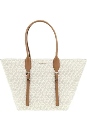 Michael Kors LG Buckle Tote, Hand Bag Women, Vanilla/Acrn, Taille Unique