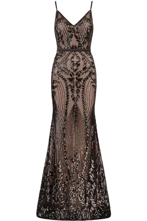 Apart Apart Langes Tailliertes Abend Damen-Kleid Robe de soirée décontractée, , 40 Femmes