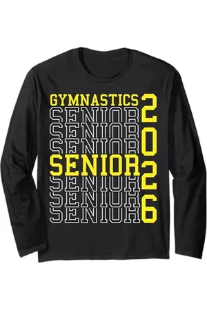 Class of 2026 Graduation Shirts Gymnastique Senior Nuit Gymnastique Senior 2026 Graduation 24 Manche Longue