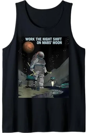 MathWare Nerdy NASA Work the Night Shift Mars Space Science Professeur Débardeur