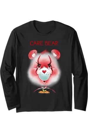 Care Bears Halloween Scary Clown Face Horror Movie Poster Manche Longue