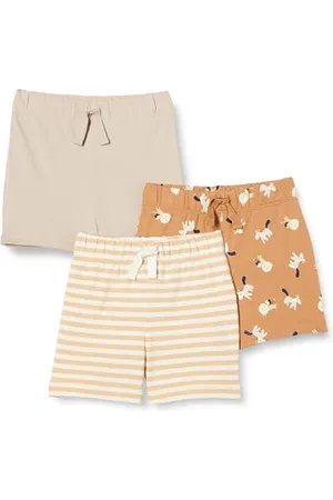 Amazon Shorts à Enfiler en Coton Mixte Bébé, Lot de 3, , 6-9 mois