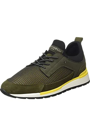 Martinelli Baskets en Cuir Milo pour Homme Color Musgo