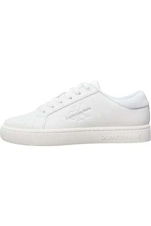 Calvin Klein Jeans Femme Classic Cupsole LOWLACEUP LTH WN YW0YW01444 Baskets, (Bright White/Plein Air), 39 EU