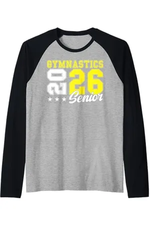 Class of 2026 Graduation Shirts Gymnastique Senior Nuit Gymnastique Senior 2026 Graduation 23 Manche Raglan