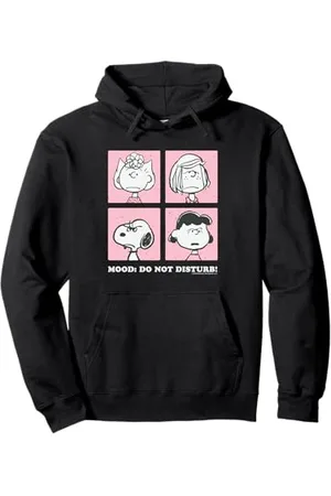Peanuts Dessin animé Snoopy Sally Lucy Peppermint Agacé Bad Mood Gang Sweat à Capuche