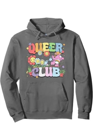 Care Bears Pride Queer Club Gardening Logo Distressed Sweat à Capuche