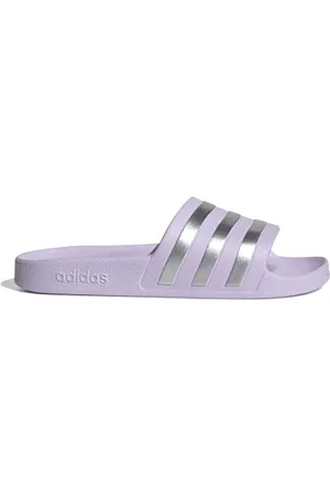 adidas Femme Adilette Aqua Slides, ice lavender/matte silver/matte silver, 40.5 EU