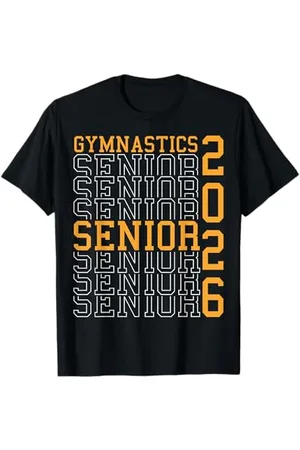 Class of 2026 Graduation Shirts Gymnastique Senior Nuit Gymnastique Senior 2026 Graduation 18 T-Shirt