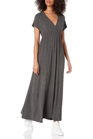 Amazon Robe Longue cintrée (Disponible en Grande Taille) Femme, , L