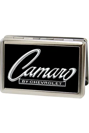 Buckle Buckle Down Mixte Adulte Metal Wallet - 1969 Camaro by Chevrolet Emblem Fcg Black/sil Portefeuille -