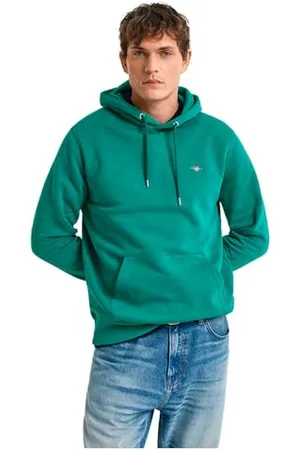 GANT Reg Shield Hoodie Sweatshirt à Capuche, , 4X-Large Hommes